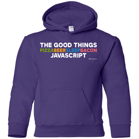 Sweatshirts Purple / YS The Good Things Youth Hoodie