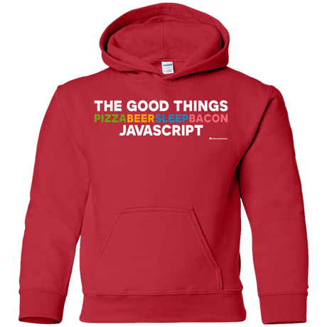 Sweatshirts Red / YS The Good Things Youth Hoodie