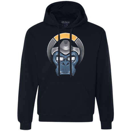 Sweatshirts Navy / Small The Gorilla Premium Fleece Hoodie