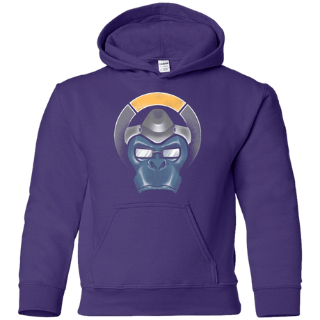 Sweatshirts Purple / YS The Gorilla Youth Hoodie