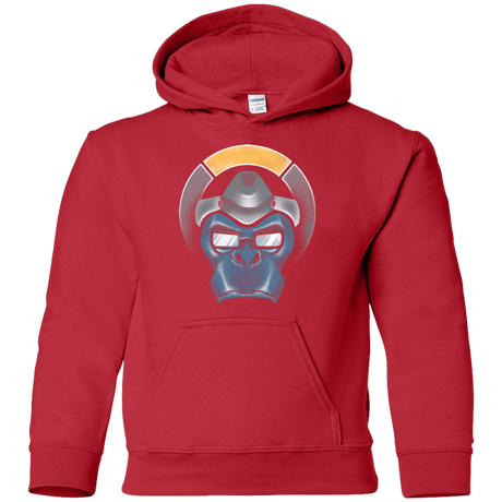 Sweatshirts Red / YS The Gorilla Youth Hoodie