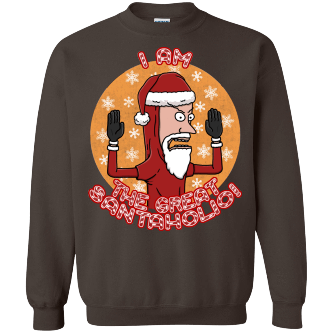 Sweatshirts Dark Chocolate / S The Great Santaholio Crewneck Sweatshirt