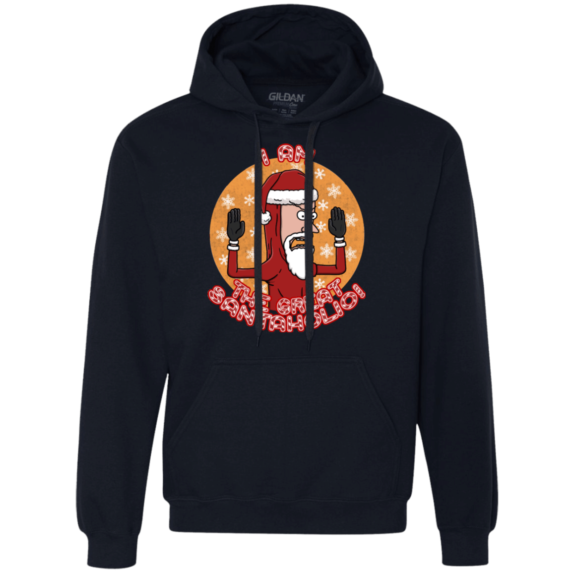 The Great Santaholio Premium Fleece Hoodie