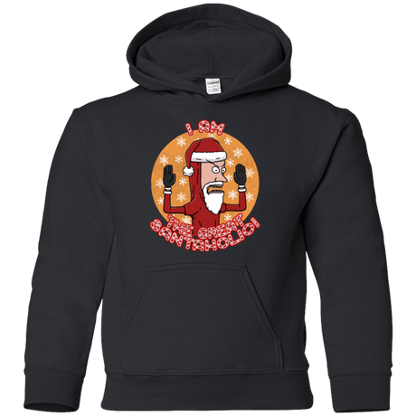 Sweatshirts Black / YS The Great Santaholio Youth Hoodie