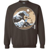 Sweatshirts Dark Chocolate / Small The Great Wave of Republic City Crewneck Sweatshirt