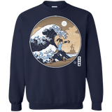 Sweatshirts Navy / Small The Great Wave of Republic City Crewneck Sweatshirt
