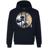 Sweatshirts Navy / Small The Great Wave of Republic City Premium Fleece Hoodie