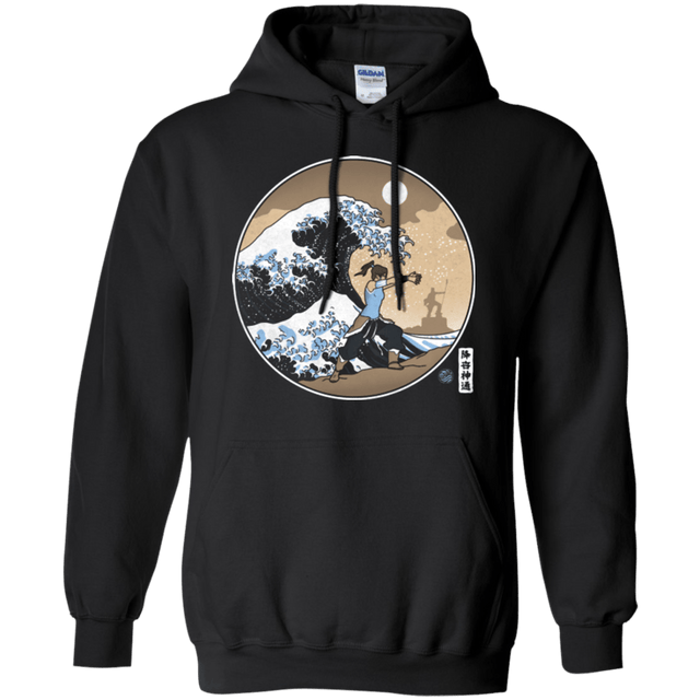 Sweatshirts Black / Small The Great Wave of Republic City Pullover Hoodie