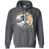Sweatshirts Dark Heather / Small The Great Wave of Republic City Pullover Hoodie