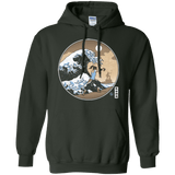 Sweatshirts Forest Green / Small The Great Wave of Republic City Pullover Hoodie