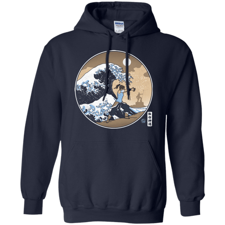Sweatshirts Navy / Small The Great Wave of Republic City Pullover Hoodie