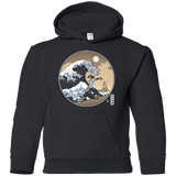 Sweatshirts Black / YS The Great Wave of Republic City Youth Hoodie