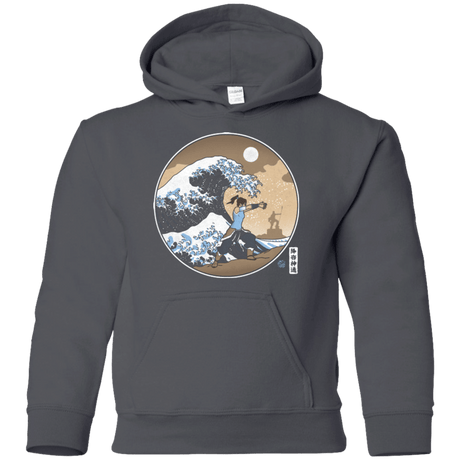 Sweatshirts Charcoal / YS The Great Wave of Republic City Youth Hoodie