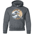 Sweatshirts Dark Heather / YS The Great Wave of Republic City Youth Hoodie