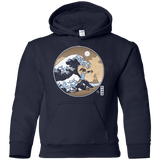Sweatshirts Navy / YS The Great Wave of Republic City Youth Hoodie