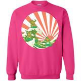 Sweatshirts Heliconia / S The Great Wave Off Cowabunga Crewneck Sweatshirt