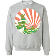 Sweatshirts Sport Grey / S The Great Wave Off Cowabunga Crewneck Sweatshirt