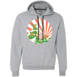 Sweatshirts Sport Grey / S The Great Wave Off Cowabunga Premium Fleece Hoodie