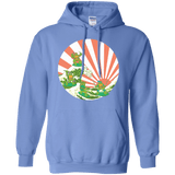 Sweatshirts Carolina Blue / S The Great Wave Off Cowabunga Pullover Hoodie