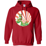 Sweatshirts Red / S The Great Wave Off Cowabunga Pullover Hoodie
