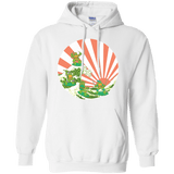 Sweatshirts White / S The Great Wave Off Cowabunga Pullover Hoodie