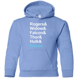 Sweatshirts Carolina Blue / YS The Greatest Avenger Youth Hoodie