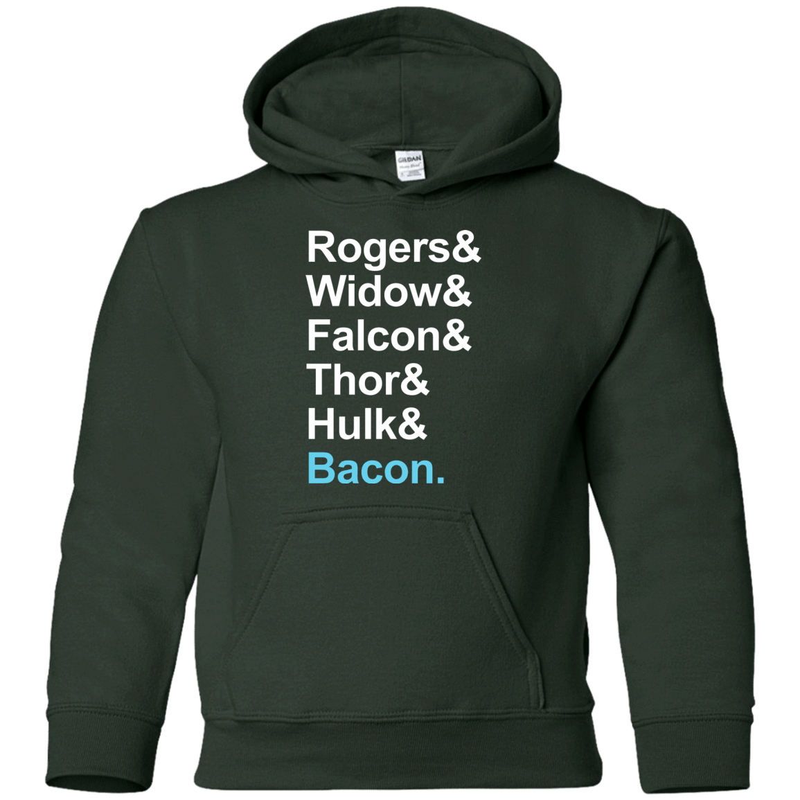 Sweatshirts Forest Green / YS The Greatest Avenger Youth Hoodie