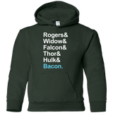 Sweatshirts Forest Green / YS The Greatest Avenger Youth Hoodie