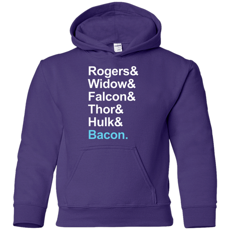 Sweatshirts Purple / YS The Greatest Avenger Youth Hoodie