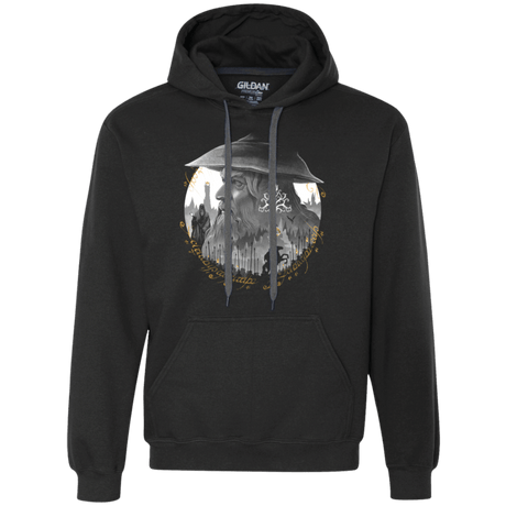 Sweatshirts Black / S The Grey Wizard Premium Fleece Hoodie
