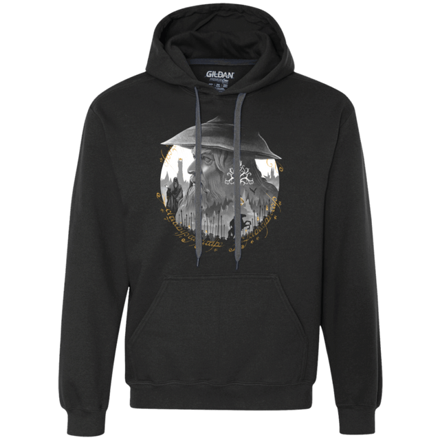 Sweatshirts Black / S The Grey Wizard Premium Fleece Hoodie