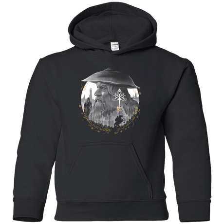 Sweatshirts Black / YS The Grey Wizard Youth Hoodie