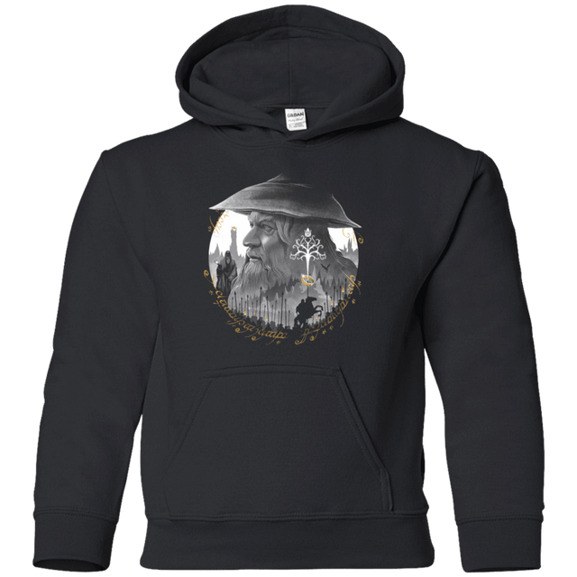 Sweatshirts Black / YS The Grey Wizard Youth Hoodie