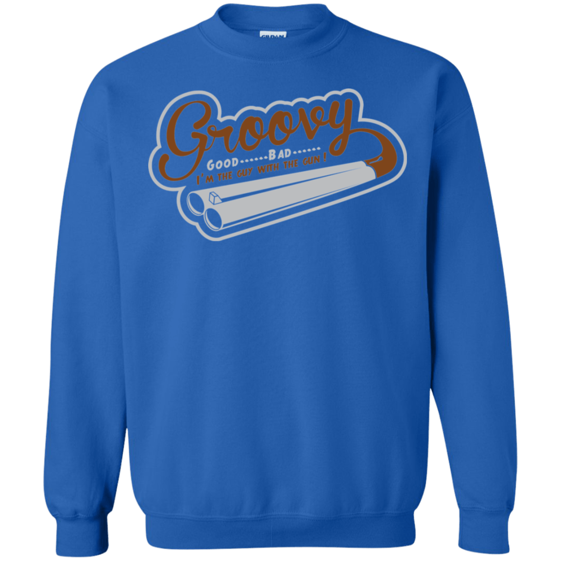 Sweatshirts Royal / S The Guy With The Gun Crewneck Sweatshirt