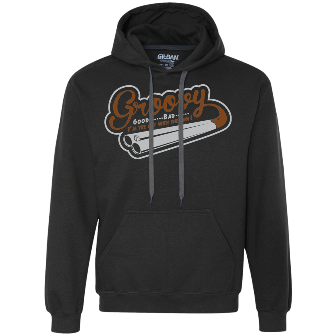 Sweatshirts Black / S The Guy With The Gun Premium Fleece Hoodie