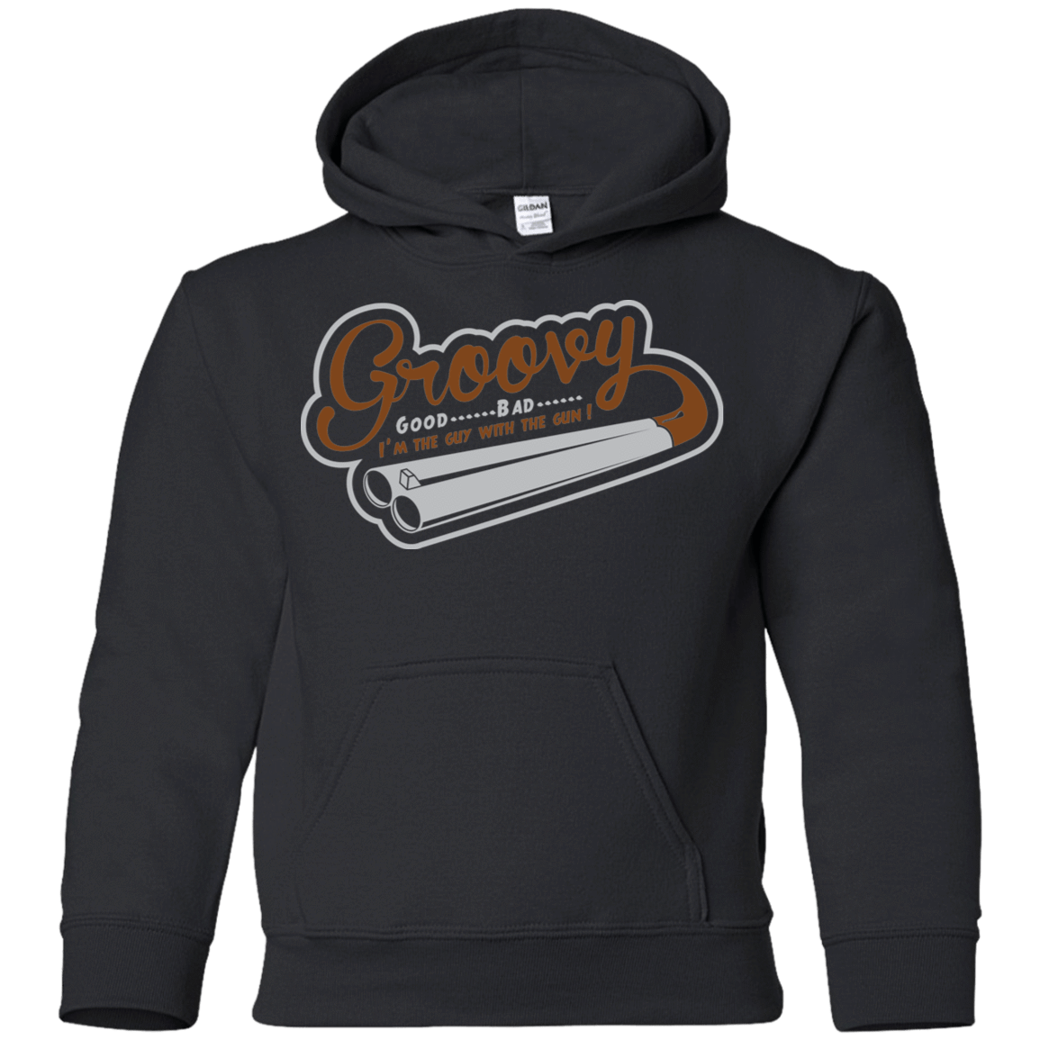 Sweatshirts Black / YS The Guy With The Gun Youth Hoodie