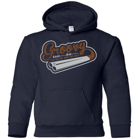 Sweatshirts Navy / YS The Guy With The Gun Youth Hoodie