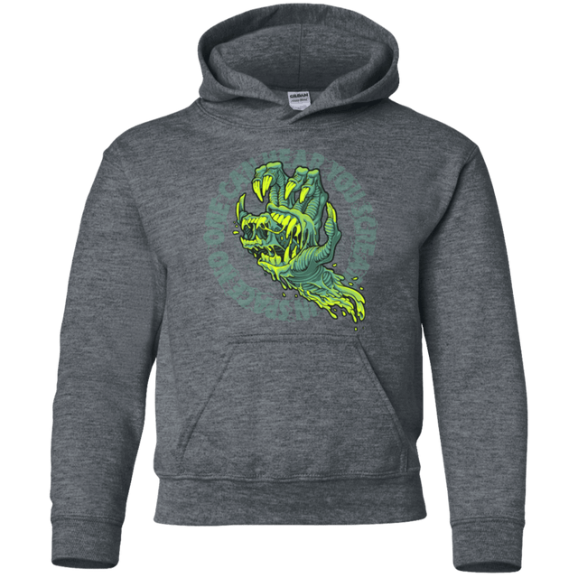 Sweatshirts Dark Heather / YS The Hand That Feeds Youth Hoodie