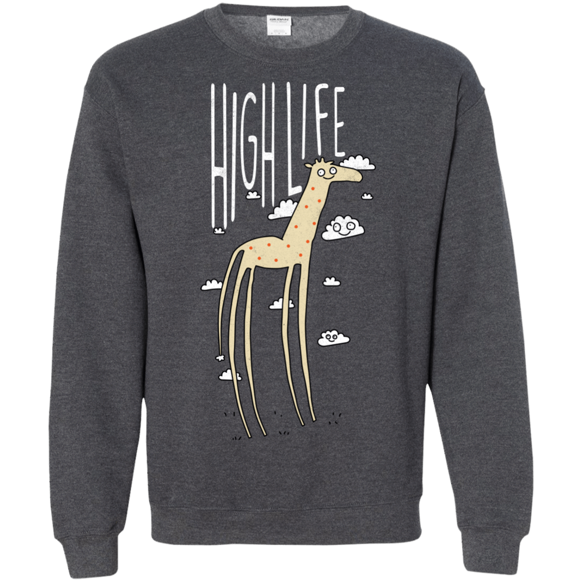 Sweatshirts Dark Heather / S The High Life Crewneck Sweatshirt