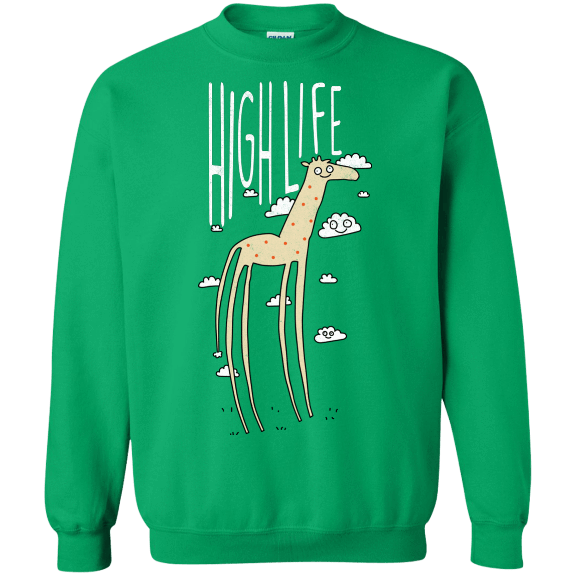 Sweatshirts Irish Green / S The High Life Crewneck Sweatshirt