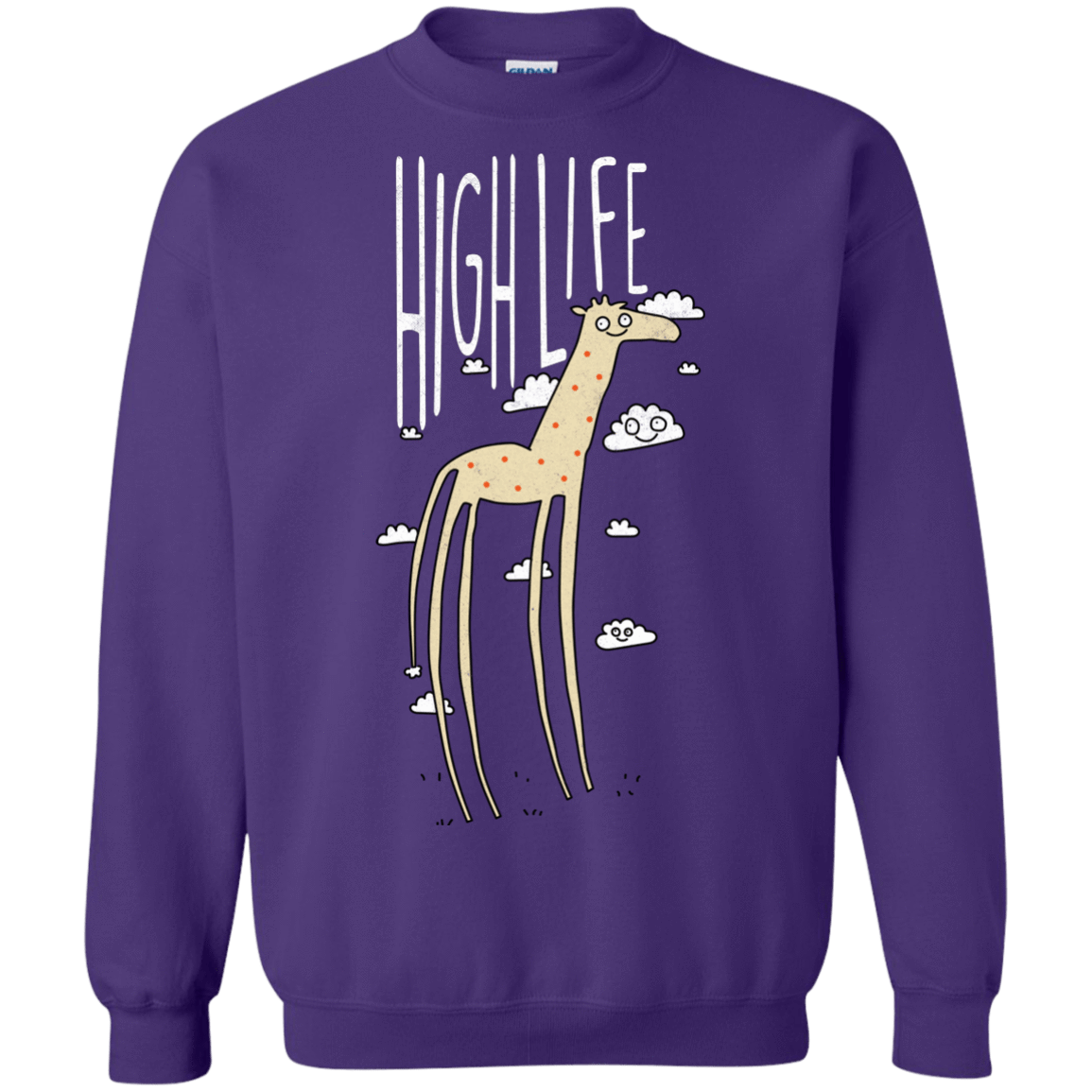 Sweatshirts Purple / S The High Life Crewneck Sweatshirt