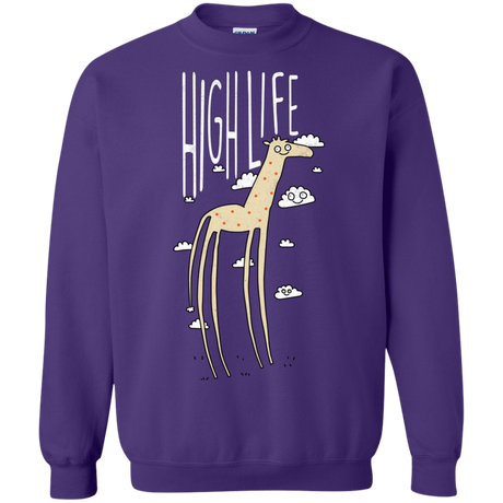 Sweatshirts Purple / S The High Life Crewneck Sweatshirt