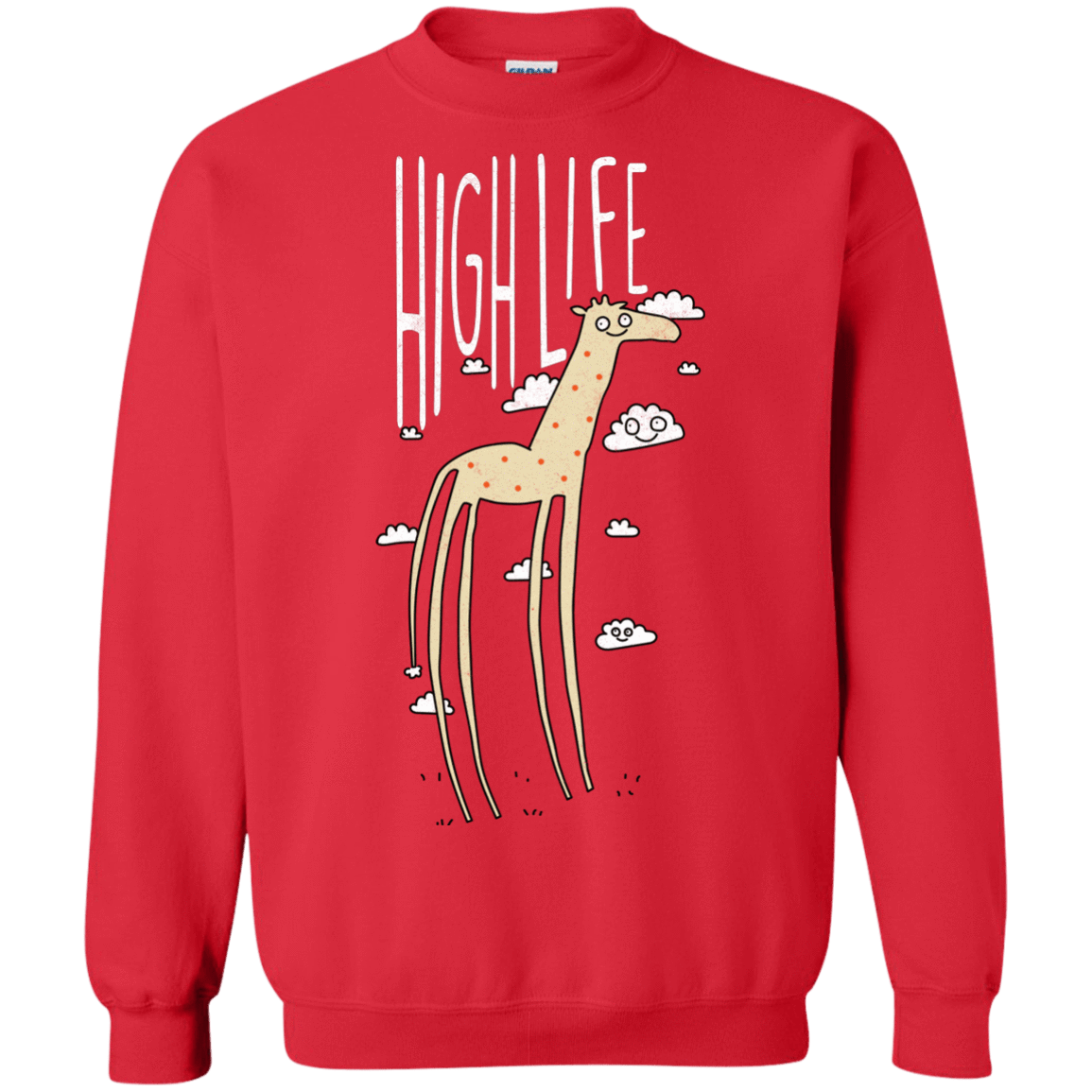 Sweatshirts Red / S The High Life Crewneck Sweatshirt