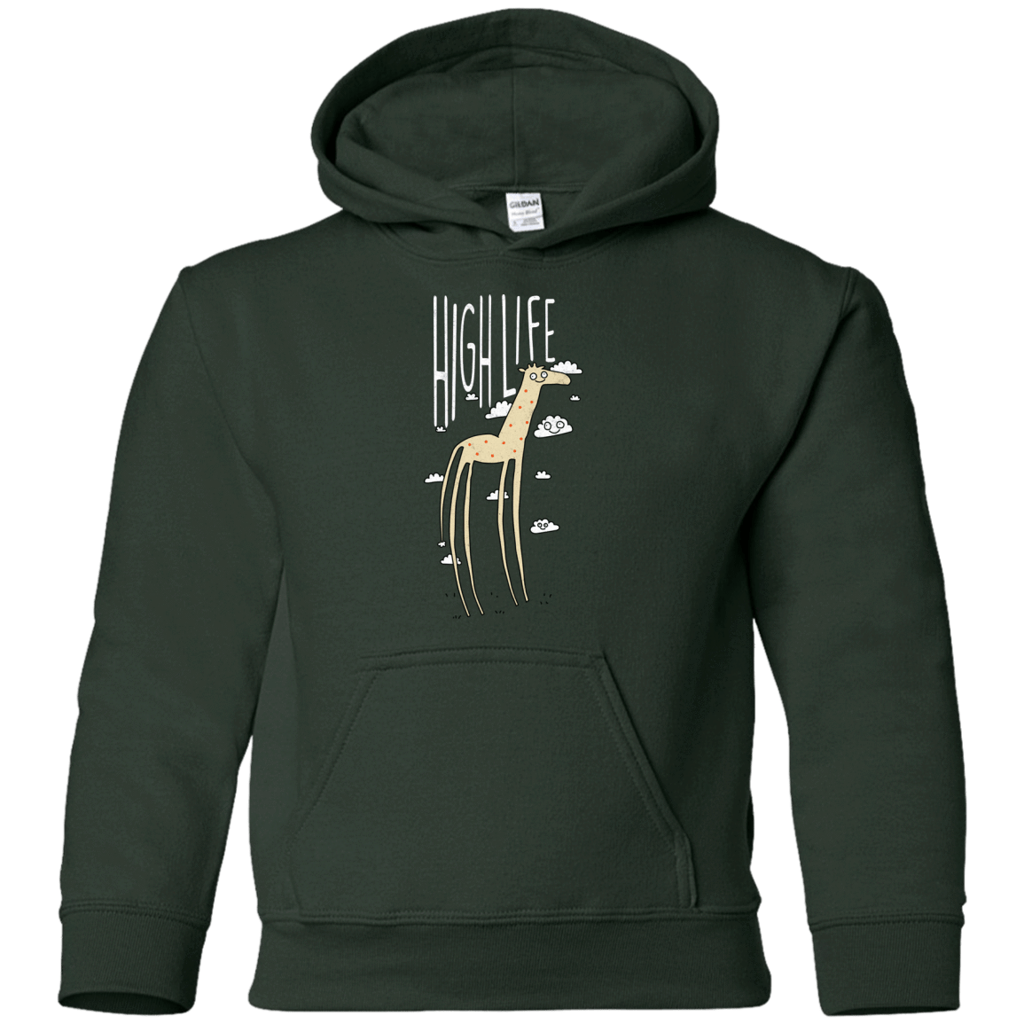 Sweatshirts Forest Green / YS The High Life Youth Hoodie