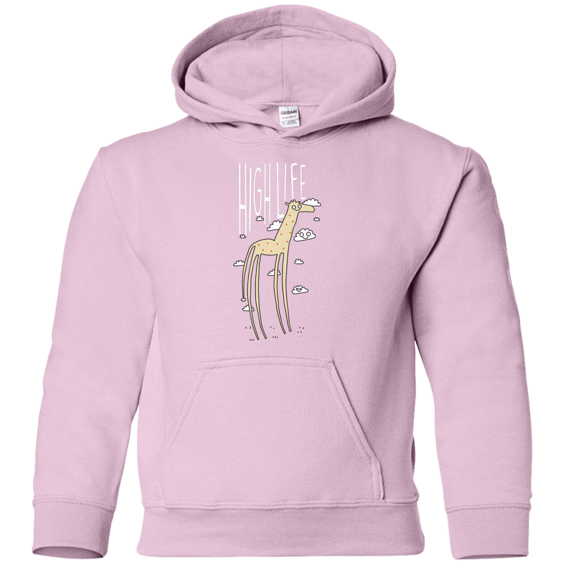 Sweatshirts Light Pink / YS The High Life Youth Hoodie