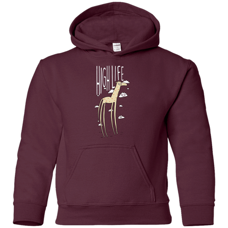 Sweatshirts Maroon / YS The High Life Youth Hoodie