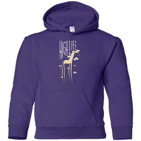 Sweatshirts Purple / YS The High Life Youth Hoodie