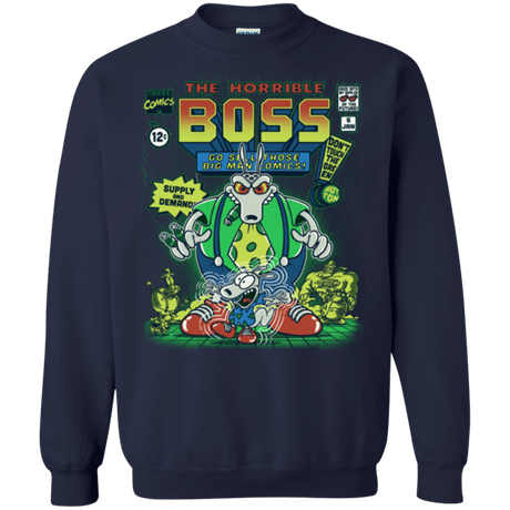 Sweatshirts Navy / Small The Horrible Boss Crewneck Sweatshirt