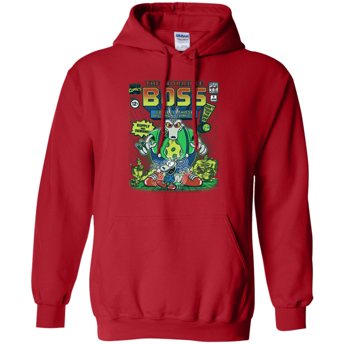 Sweatshirts Red / Small The Horrible Boss Pullover Hoodie