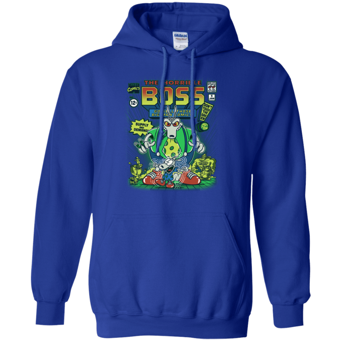 Sweatshirts Royal / Small The Horrible Boss Pullover Hoodie